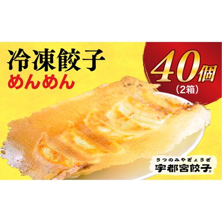 ふるさと納税 　餃子20個入り×2箱 栃木県宇都宮市