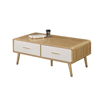 【本木】法拉利 4尺淺灰橡色四抽大茶几灰橡