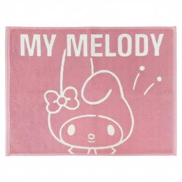 MY MELODY 美樂蒂 毛巾布材質地墊 064084  60 x 45cm  美樂蒂 粉紅色 + 白色