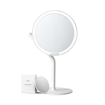 [富擎]AMIRO Mate S 系列LED高清日光化妝鏡 極簡白