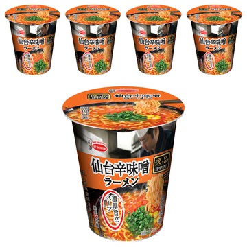 AceCOOK 仙台辛味噌風味杯麵 正宗風味 3分鐘享用  5入