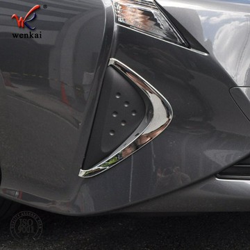 適用于2016-2018款豐田普銳斯50系前霧燈裝飾改裝專用亮條ABS電鍍