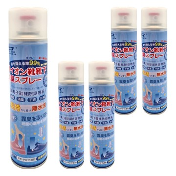 DUER 杜爾德澳 銀離子鞋襪除臭噴霧 抗菌 消臭 乾爽 防水 無水洗  360ml  5罐
