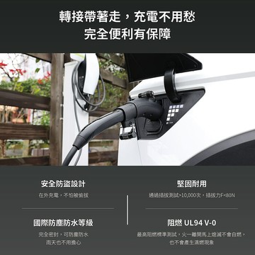 【JOWUA】TPC/NACS to J1772 轉接頭 慢充轉接頭(J1772 TPC NACS)