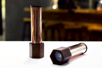 紅銅玉石萬花筒-玉石款