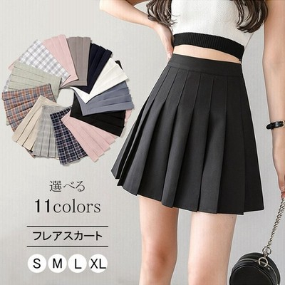 プリーツスカート ミニ 制服 ミニスカート レディース ゆったり 10代 代レディースファッション 通販 Lineポイント最大get Lineショッピング