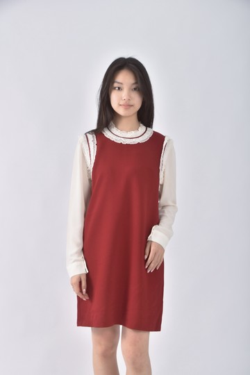 (M) nadia韓牌正韓小禮服紅色洋裝