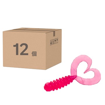 OWNER C'ultiva 捲尾蛆 Ring Kick Tail 歐娜 RB-3 1.5吋 夜光粉紅  14 夜光粉紅  1包