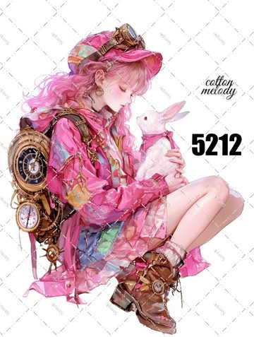 original sticker no.5212 人物貼紙 原創貼紙 原創人物貼紙 裝飾貼紙 cotton melody