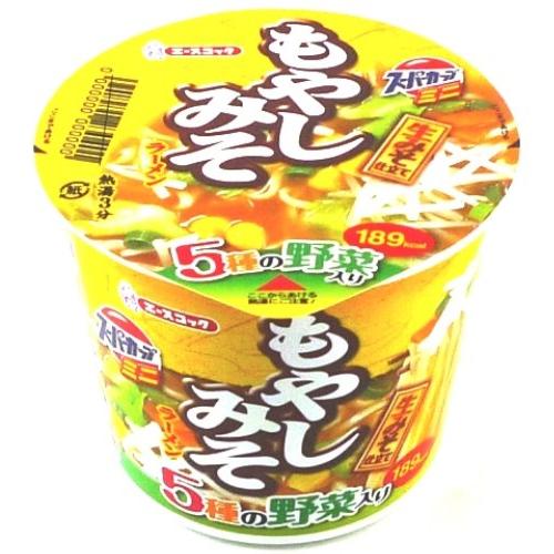 エースコック スーパーカップミニ もやしみそラーメン 51g*12個