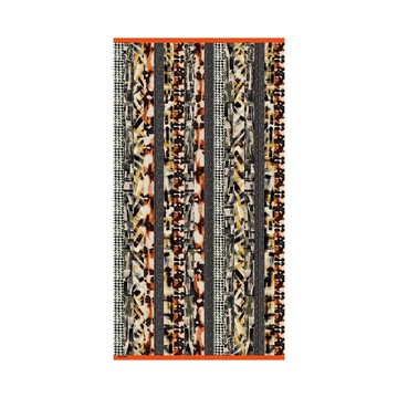 ::真絲棉輕薄大圍巾::披肩/裹裙/沙灘巾::多功能百搭::抽象圖案