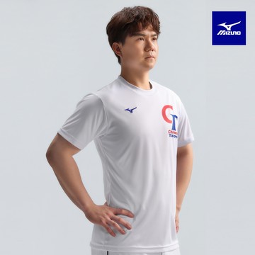 【MIZUNO 美津濃】CT圓領衫 12TCDL0301（白）