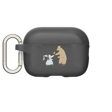 AirPods Pro 2 AirPods Case 黑 - 咻咻熊 XiuXiubear - 花園裡的小魔法