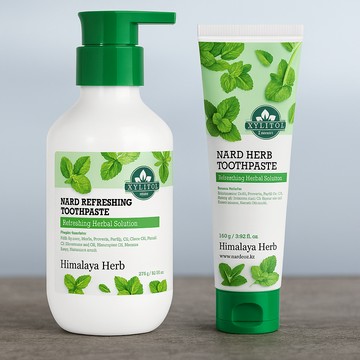 NARD 草本清新牙膏 按壓式牙膏/條狀式牙膏【快速出貨】韓國正品 草本清新牙膏 植物成分牙膏 木糖醇牙膏 口氣護理