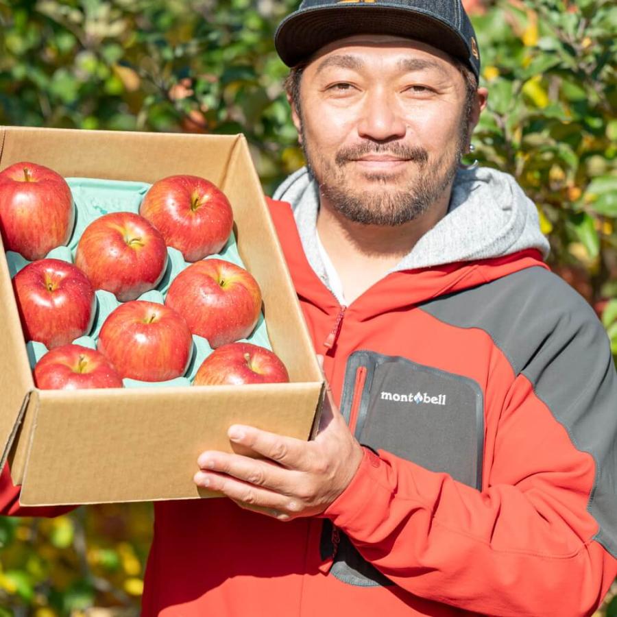 RED APPLE 青森直送 12月上旬より出荷以降発送予定 葉とらずふじ 蜜入り糖度13度 約2.5kg りんご 果物 旬 フルーツ ギフト