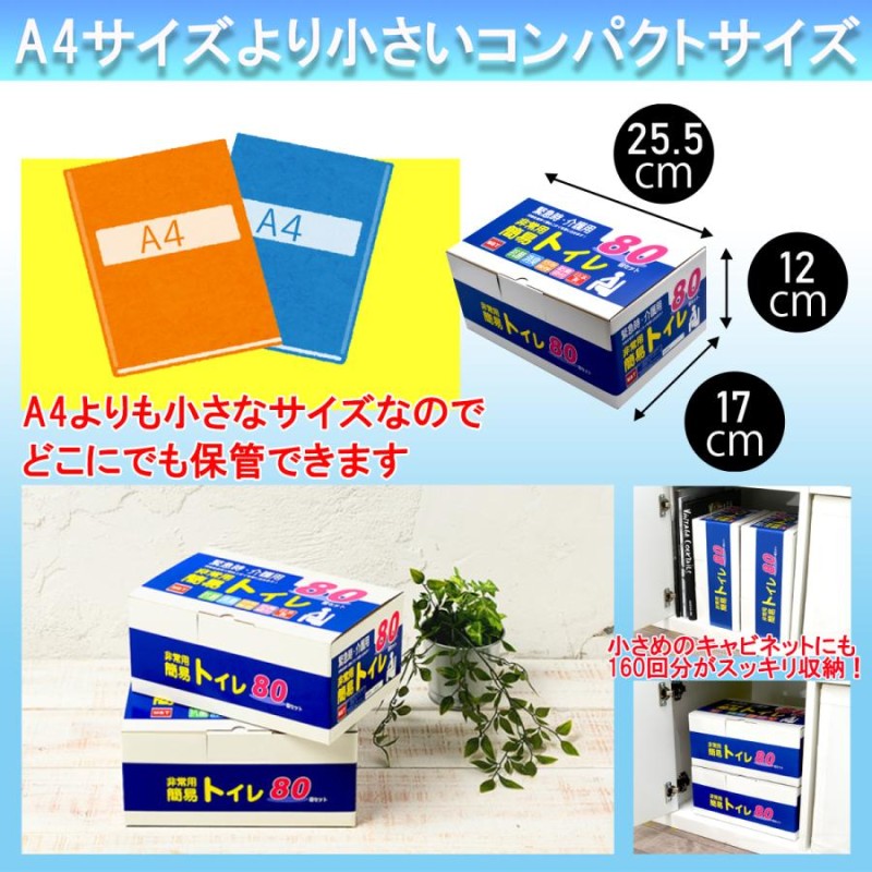 今だけ限定特価 簡易トイレ 防臭 80回 携帯トイレ 災害用トイレ 緊急用