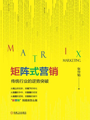 【電子書】矩阵式营销：传统行业的逆势突破