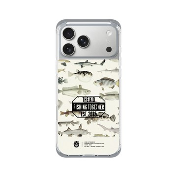 iPhone 17 Pro Max ClearX (MagSafe 兼容) 霜透灰 - KID - 魚群圖鑑
