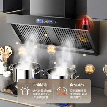 批發 榮事達大吸力抽油煙機家用新款自動清洗廚房頂側雙吸油煙機