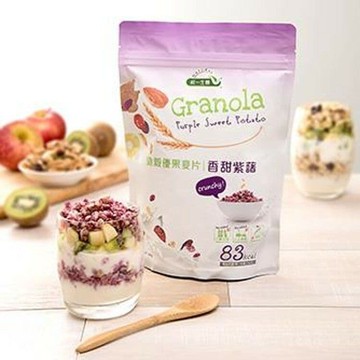 脆穀優果麥片-香甜紫藷(240G/包)