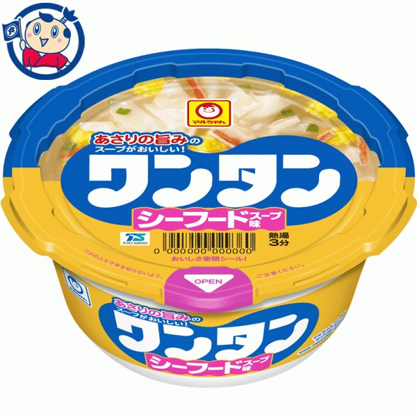 東洋水産 マルちゃんワンタンシーフードスープ味 33g×12個入×2ケース