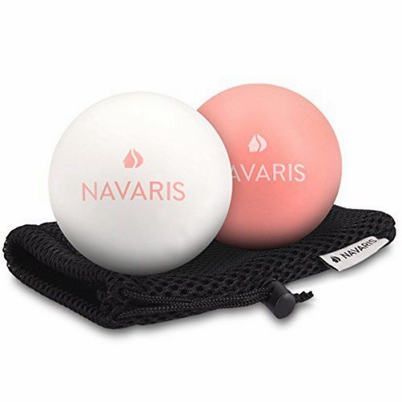 Navaris マッサージボール 2個セット 筋膜 マッサージ用 ラクロスボール ヨガボール ストレス解消 2つの硬さ 肩こり ふくらはぎ 首 通販 Lineポイント最大0 5 Get Lineショッピング