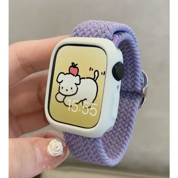 台灣/✨适用Apple苹果iwatchSE10Ultra98765432手表带编织尼龙运动高级感