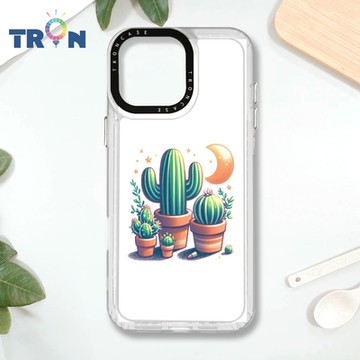 TRON IPHONE 16 PRO MAX 月亮仙人掌集合 MAGSAFE 磁吸 防摔 太空殼 透白 手機殼