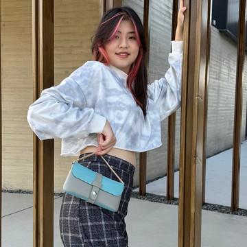 斜跨手機包 皮夾手機包 雙層手機袋 鍊條手機袋 外出輕量手機背包