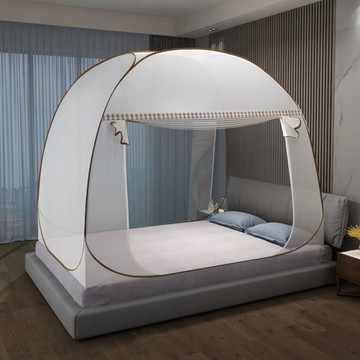 ⛺可開發票⛺蒙古包蚊帳 嬰兒蚊帳 家用免安裝蚊帳1.5米1.8m雙人牀家用寢室出租房單人牀1.2m帳篷