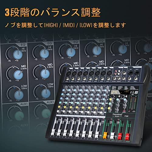 Depusheng FG8 24種類のDSPエフェクトを備えたプロフェッショナルDJ