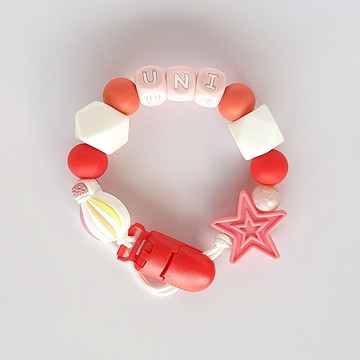 客製化 27公分 UNI 星星 熱氣球 奶嘴鏈