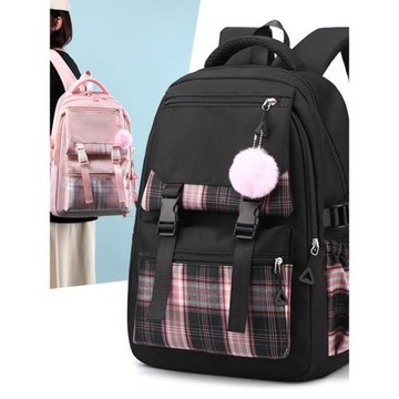 好質量書包女生小學生2-6年級2025新款大容量初中減負護脊雙肩包