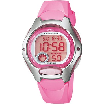 CASIO 十年電力時尚腕錶-粉紅 LW-200-4BVDF