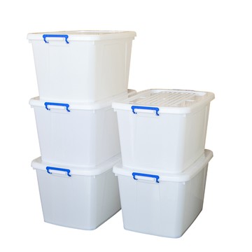 KEYWAY 滑輪整理箱130L-5入玩具衣物收納箱1501