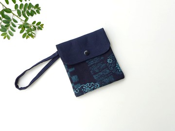 多功能收納袋【古典窗花】 口罩收納袋  衛生棉包  面紙套