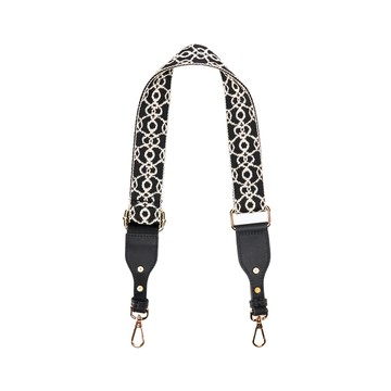 【造型背帶】可調式肩背帶 - 巴洛克宮廷（黑）