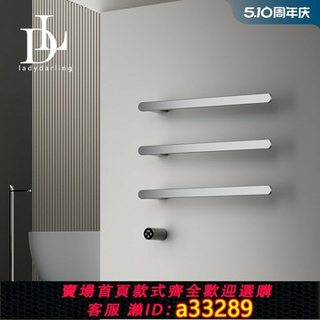 {可打統編 超低價}德國Ladydarling高端家用智能暗裝電熱毛巾架恒溫烘干隱藏式極簡