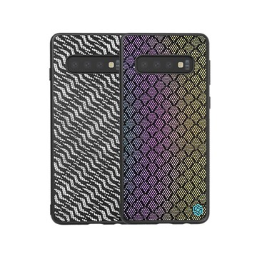 NILLKIN SAMSUNG Galaxy S10 光彩漸變反光殼(銀光)