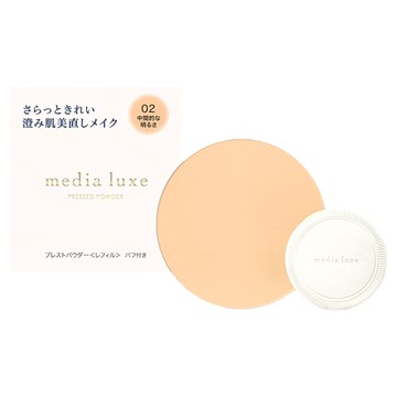 media 媚點 台灣公司貨 裸光細緻蜜粉餅  自然  1個