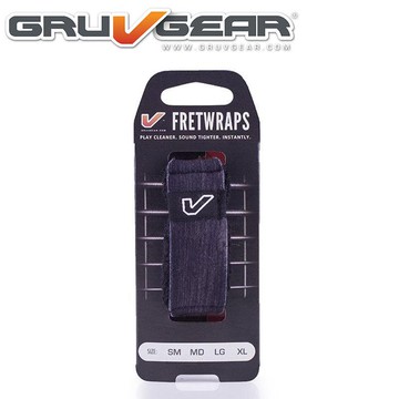 小叮噹的店- 悶音束帶 Gruv Gear FretWrap 黑檀木紋 S/M FW-DRK