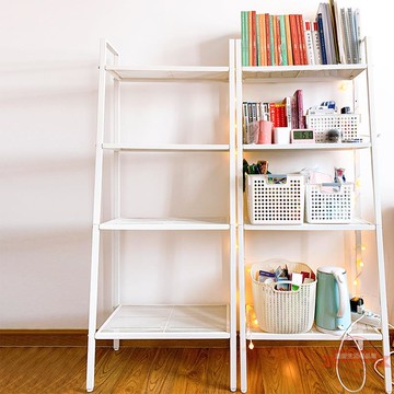 置物架落地書架臥室多層收納架簡易儲物客廳勒伯格北歐鐵藝廚房架