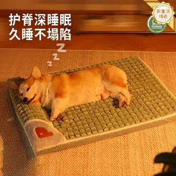 【四季通用可拆洗】寵物窩 狗窩 貓窩 寵物墊子 寵物床 加厚保暖 防水防滑 可機洗 室內犬貓通用 冬季睡眠必備
