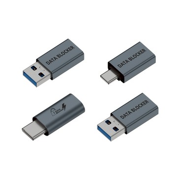 【ibits】MDD USB資料屏蔽轉接頭 防資料竊取 防黑客數據洩露 防充電訊息盜竊