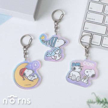 【Norns】Peanuts史努比極光鑰匙圈-Norns Original Design Snoopy OLAF 幻彩壓克力鑰匙圈(每款式最少需購買2件)