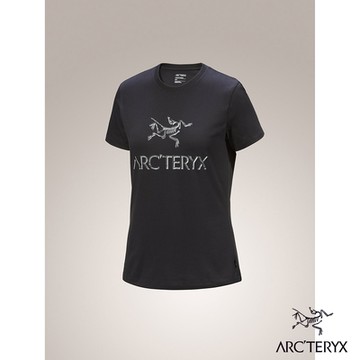 【Arcteryx 始祖鳥官方直營】女 Arc Word 短袖休閒Tee 黑