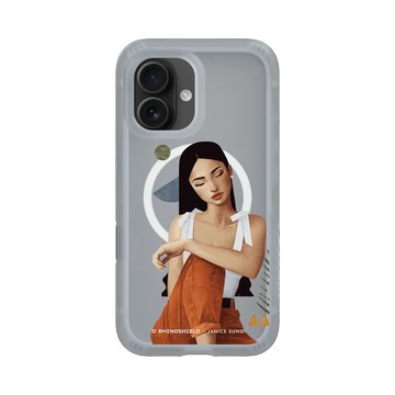 iPhone 16 AirX 流變灰 - Janice Sung - Citrus 橙