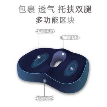 免運 靠枕 坐墊 靠墊 軟屁墊久坐神器痔瘡墊記憶棉坐墊榻榻米學生教室減壓座墊椅墊特惠/快速出貨H0911