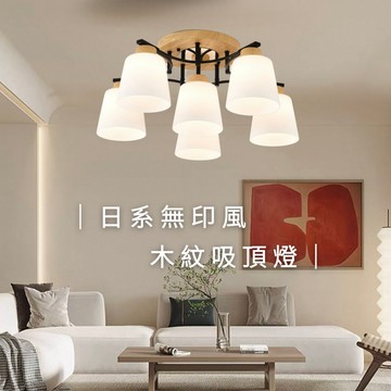 【雨果燈飾】【現貨 款式最齊全❤️ 】無印風半吸頂燈 房間燈 北歐風 主燈 日系臥室燈 客廳燈 餐廳燈 黑白兩色 多種規