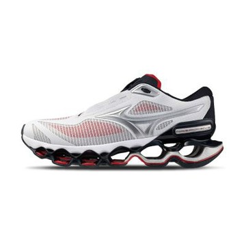Mizuno Wave Prophecy 15 男鞋 白黑紅色 跑鞋 路跑  慢跑鞋 J1GC260002